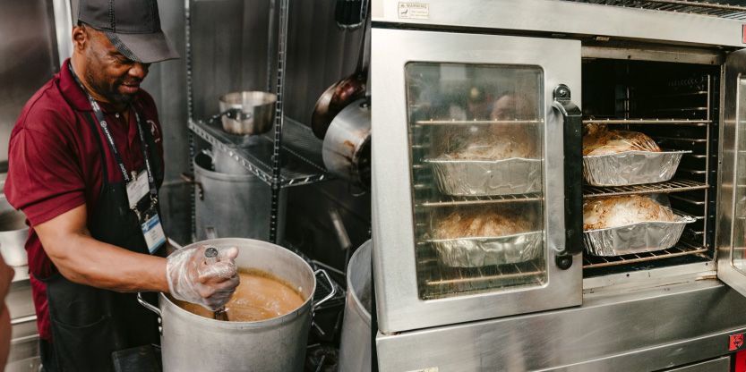 Photos of Volunteers and Ovens