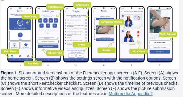 Feetchecker App Screenshot