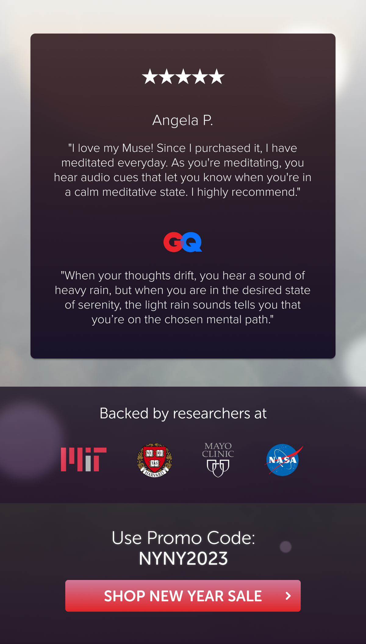 This year, invest in rest. Muse